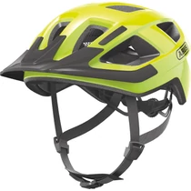ABUS kerékpáros városi sisak Aduro 3.0 LED, In-Mold, signal yellow M  (52-58 cm)