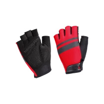 BBW-59 kerékpáros kesztyű HighComfort emlékező szivacsos, piros XXL