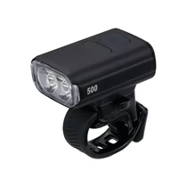 BBB Cycling kerékpáros első lámpa BLS-261 NanoStrike 500, 500 lumen, 5 mód, USB-C tölthető akku, gumis felfogatás, visszajelzővel
