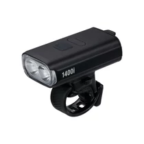 BBB Cycling kerékpáros első lámpa BLS-271i StrikeDuo 1400i, 1400 lumen, 8 mód, USB-C tölthető akku, gumis felfogatás, visszajelzővel, távirányító kompatibilis (BLS-179/178i)