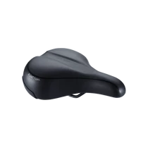 BSD-93 kerékpáros nyereg Meander Relaxed Special PU, 205x270mm, fekete