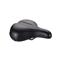BSD-94 kerékpáros nyereg Meander Upright Special PU, 225x270mm, fekete