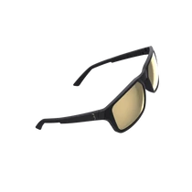 BSG-66 kerékpáros szemüveg Spectre matt fekete keret / MLC arany lencsékkel