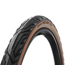 Continental kerékpáros külső gumi 50-622 Pure CONTACT 28x2,0 fekete/kávébarna, Skin grafit reflektoros, hajtogathatós - 1 éves defektgaranciával