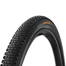 Continental gravel-cyclocross kerékpáros külső gumi 45-622 Terra Adventure Trail Grip 28x1.75, hookless felni kompatibilis, tubeless ready, fekete/fekete hajtogathatós, csom. nélkül