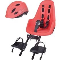 Bobike első gyerekülés ONE mini + in-mold gyereksisak szettben, flamingo pink XS