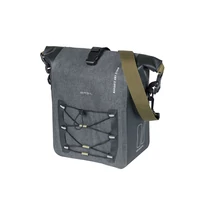 Basil egyoldalas táska Navigator Storm M, MIK Hooks, 12-15 l, fekete