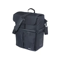 Basil egyoldalas táska Move Commuter Bag, MIK Hooks, fekete