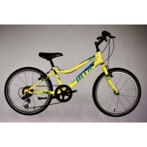 TransMontana MTB 20 acél gyerek kerékpár neon sárga/kék (11")
