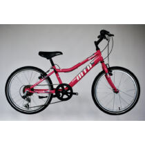 TransMontana MTB 20 acél gyerek kerékpár pink/fehér