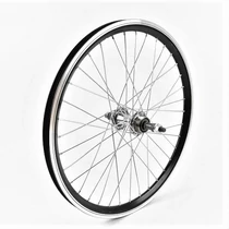 Kerék 20" 406 H. DF. alu abr. MTB acél agy fekete