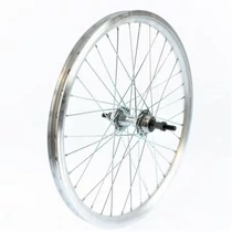 Kerék 20" 406 H. DF. alu abr. MTB acél agy ezüst
