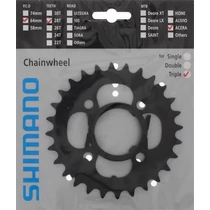 Lánckerék 28F Shimano FCM361 fekete PCD 64mm