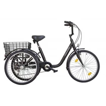 Kp Koliken 24" Gommer 3 kerekű grafit 6seb