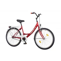 Kp Koliken 26" Jázmin túra női városi kerékpár bordó