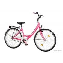 Kp Koliken 28" Jázmin városi kerékpár túra női ciklámen