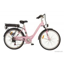 Kp Koliken 26" Pedelec City 8000 E-bike női elektromos városi kerékpár pink
