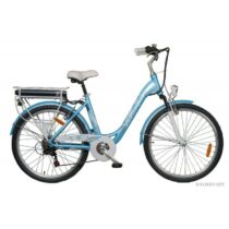 Kp Koliken 26" Pedelec City 8000 E-bike női elektromos városi kerékpár kék