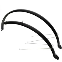 Sárvédő 28"/ 44mm aluplasztik matt fekete U pálcás