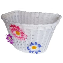 Kosár gyerek fehér virágos 16