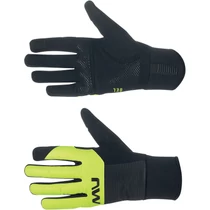 Kesztyű NORTHWAVE téli FAST GEL FEKETE/FLUO SÁRGA