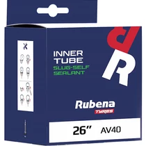 47/62-559 26x1,75-2,45 AV40 Slug Self Sealant Rubena kerékpár tömlő