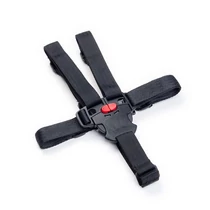 Pótöv BELLELLI 5 pontos fekete, csattal