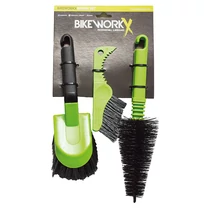 Tisztító készlet BIKEWORKX kerékpáros kefe szett - BRUSHSET