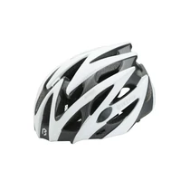 Fejvédő BIKEFUN EDGE M fehér/karbon 55-58 cm