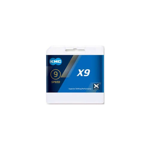 Lánc KMC X9 szürke 1/2x1/128 114L