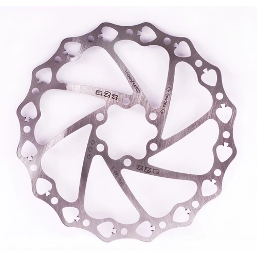 a2Z SPV-S 6 csavaros féktárcsa [ezüst, 180 mm, szív]