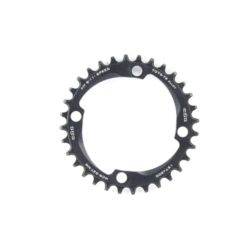 a2Z Narrow Wide (BCD: 104) 4 furatos szimmetrikus lánctányér [fekete, 32]