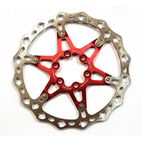 a2Z ATS-3 6 csavaros féktárcsa [fekete pikk, 160 mm]