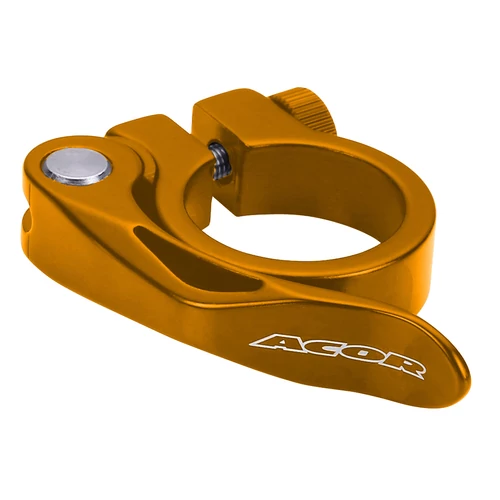 Acor AQR-21209 nyeregcső bilincs [arany, 34.9 mm]