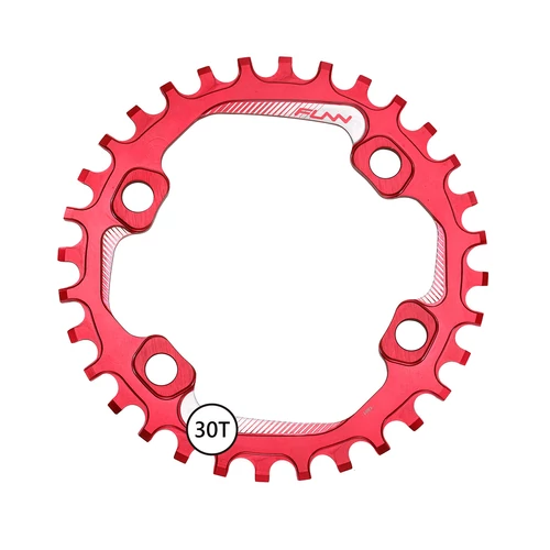 FUNN Solo NW 96 4 furatos aszimmetrikus lánctányér [piros, 34]