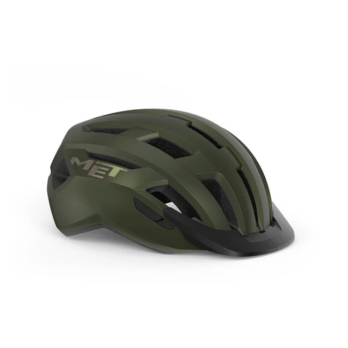 MET Allroad normál sisak [matt oliva-iridescent, 52-56 cm (S)]