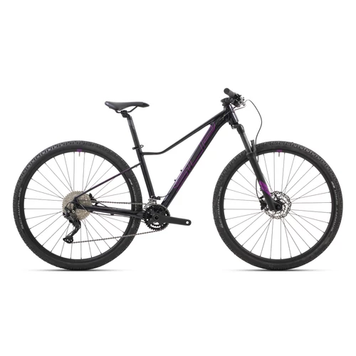 Superior '23 XC 879 W női XC kerékpár [18" (M), fényes fekete-szivárvány/lila]