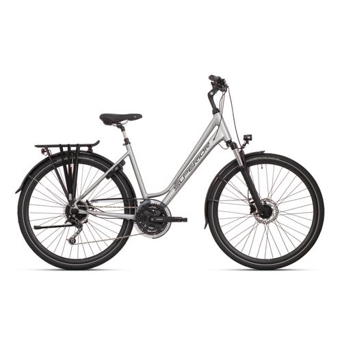 Superior '23 STK 500 Lady női trekking kerékpár [48 cm, szürke/zöld]