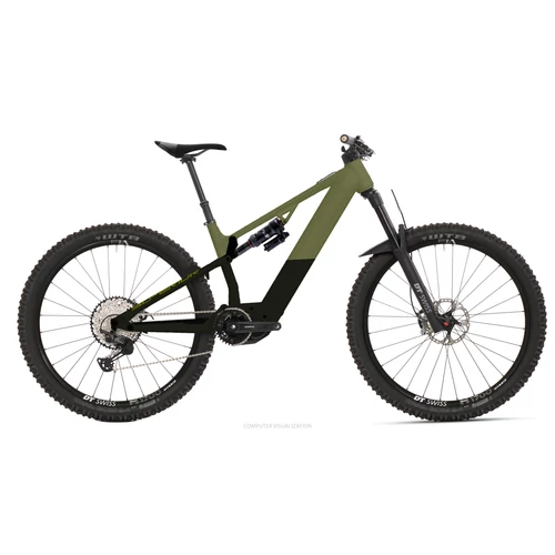 Superior '23 eXF 9049 B elektromos MTB kerékpár [19" (L), fényes oliva/matt fekete]