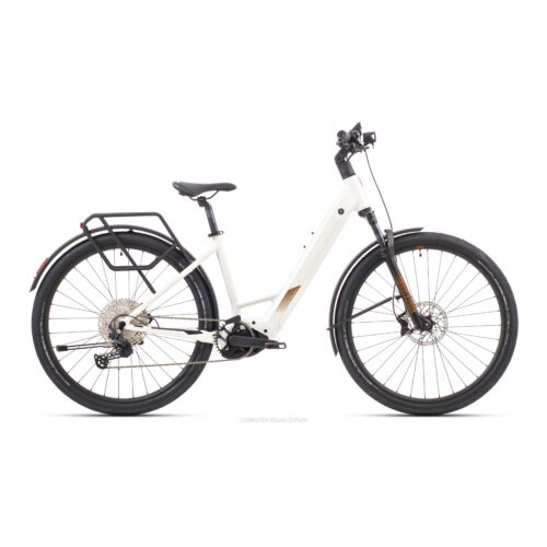 Superior '23 eXR 6090 BLS Touring női elektromos cross kerékpár [16,5" (S), fényes fehér/réz]