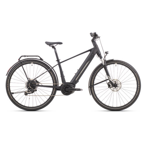Superior '23 eXR 6050 B Touring elektromos cross kerékpár [21" (XL), matt fekete/króm ezüst]