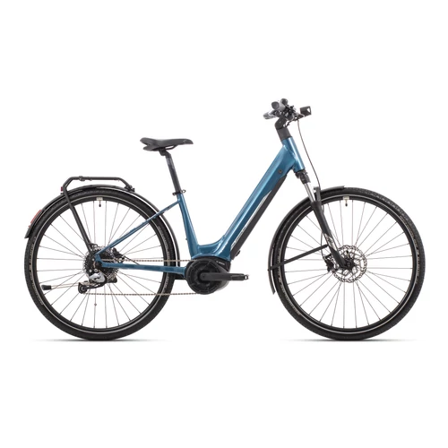 Superior '23 eXR 6050 BLS Touring női elektromos cross kerékpár [16,5" (S), fényes petrol/ezüst]