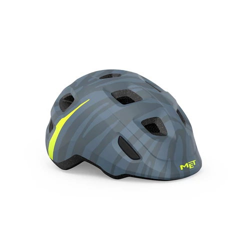 MET Hooray gyermek kerékpáros sisak [matt kék-zebra, 46-52 cm (XS)]