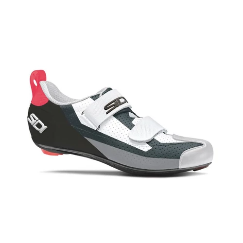 SIDI T-5 Air Triathlon országúti cipő [fekete-fehér-korall, 44]