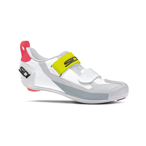 SIDI T-5 Air Triathlon országúti cipő [szürke-fehér-sárga, 48]