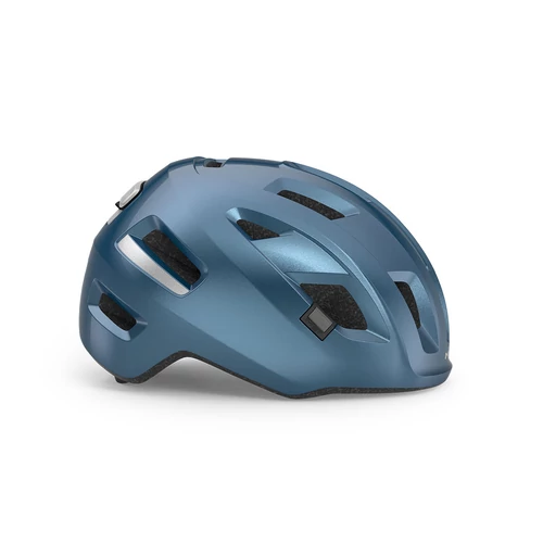 MET E-Mob kerékpáros sisak [fényes tengerkék, 56-58 cm (M)]