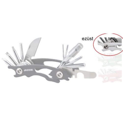 Acor ATL-2901 zsebszerszám [ezüst]