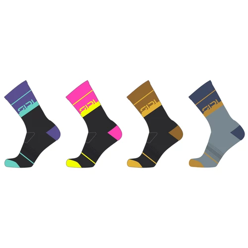 SIDI Viator zokni [fekete-lila, 40-43]