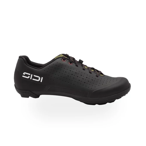 SIDI Asper Laces Gravel MTB cipő [fekete-oliva zöld, 42.5]