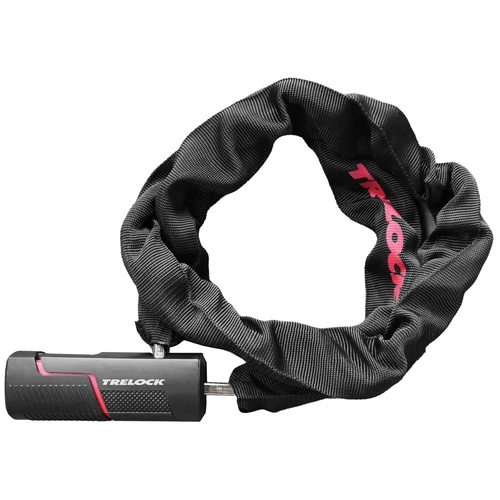 Trelock BC 480 110-7 számzáras láncos zár [fekete-piros, 110 cm]